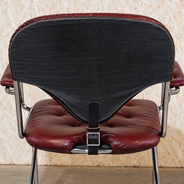 Brown Scandinavian Sam Armchair by Sam Larsson for Dux, Sweden, 1973 For Sale - Image 8 of 9