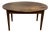 Antique c.1860 French Walnut Oval Table For Sale