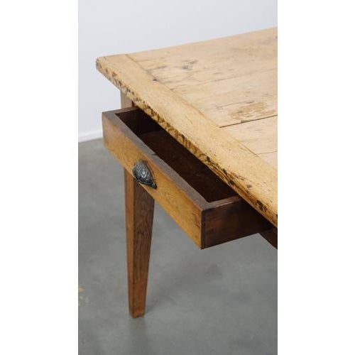 Antique Oak Dining or Conference Table, Early 19th Century For Sale - Image 11 of 18