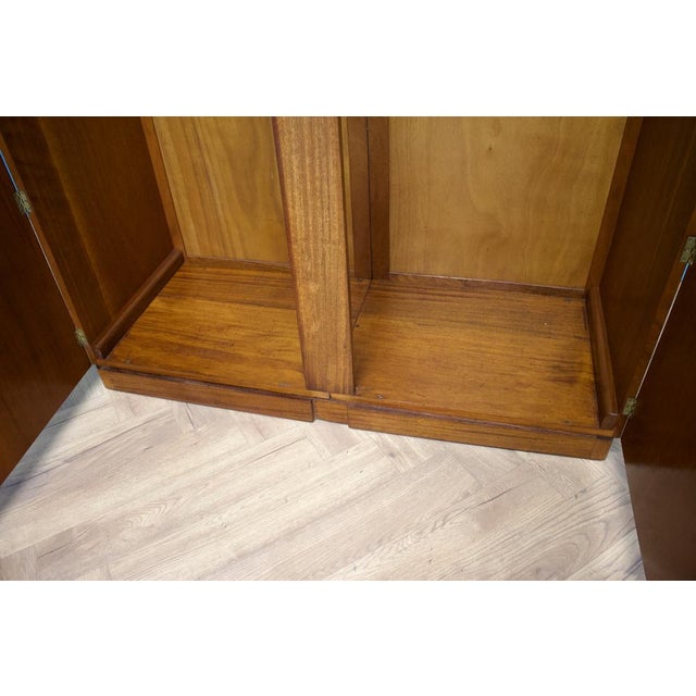 Wood Vintage Art Deco Burr Walnut Wardrobe, 1930s For Sale - Image 7 of 10