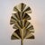 Italian Brass Gingko Floor Lamp in the style of Tommaso Barbi, 2000 For Sale - Image 6 of 11