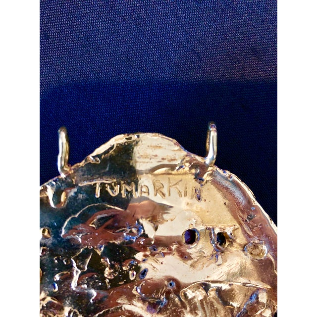 Igael Tumarkin, Gold Gilt Bronze Sculpture Necklace Art Israeli Tumarkin Abstract Surrealist, c.1960s-1970s For Sale - Image 10 of 10