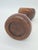 Brown Modern Wooden Table Clock, East Germany, 1960s For Sale - Image 8 of 9
