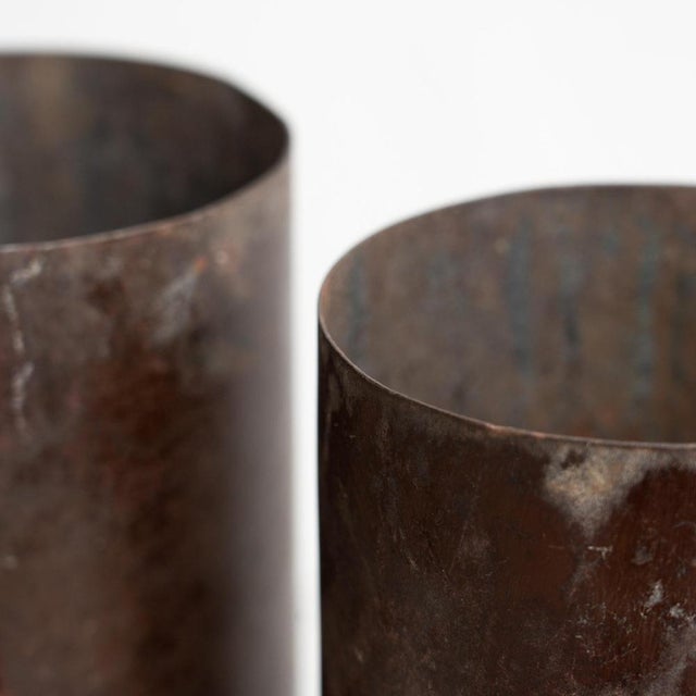 1930s Bronze Mortar Caps, 1930s, Set of 2 For Sale - Image 5 of 12