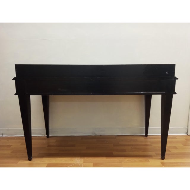 Chelsea House Inc Century Furniture Monarch Collection Waxed Chinoiserie Writing Desk With Storage For Sale - Image 4 of 8