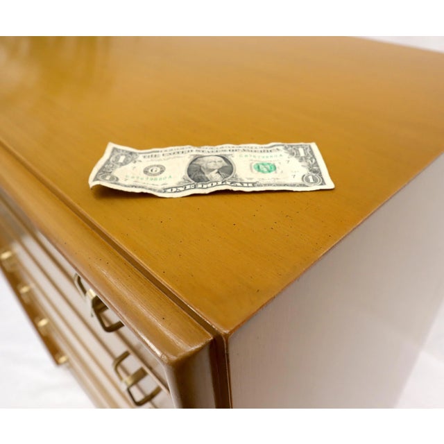 Mid 20th Century Paul Frankl X-Pulls Drawers High Chest Dresser For Sale - Image 5 of 13