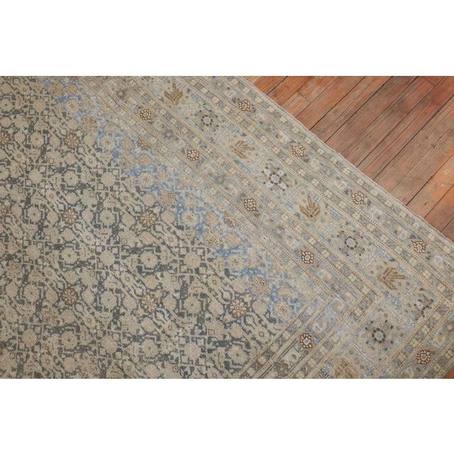 Traditional Zabihi Collection Antique Persian Tabriz Room Size Rug For Sale - Image 3 of 18