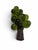 Vintage Mid-Century Modern Olive Green Lucite Grape Cluster Accent Piece For Sale - Image 4 of 6