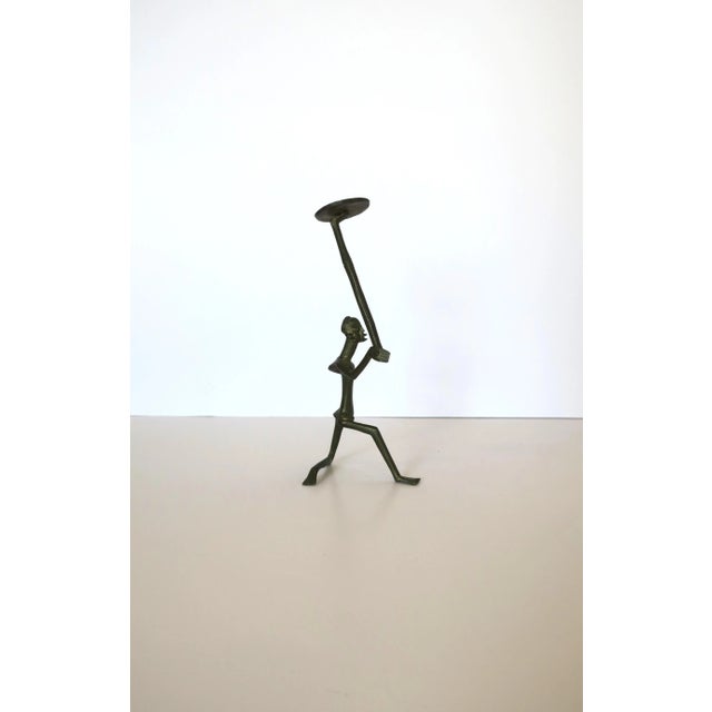 Tribal Sculpture Male Warrior Figure in the Style of Hagenauer For Sale In New York - Image 6 of 10