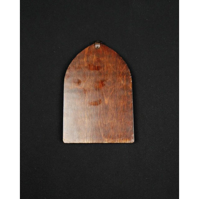 Orthodox Religious Icon of the Virgin and Child in 925 Silver Repoussé, 1990s For Sale - Image 9 of 10