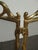 Vintage French Country Brass W Mesh Three Panel Fireplace Screen For Sale - Image 10 of 15