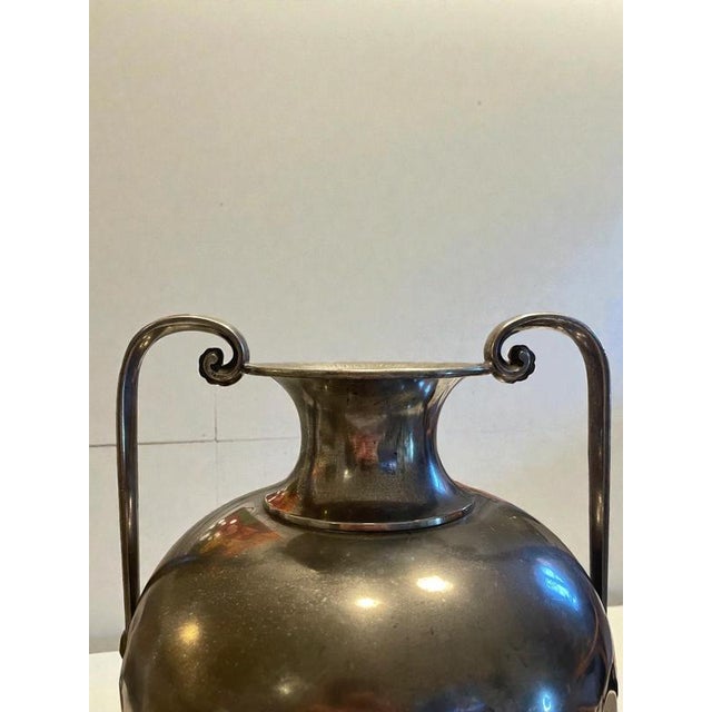 Large Swedish Modern Art Deco Vase attributed to Sylvia Stave for CG Hallberg, Stockholm, 1931 For Sale - Image 3 of 6
