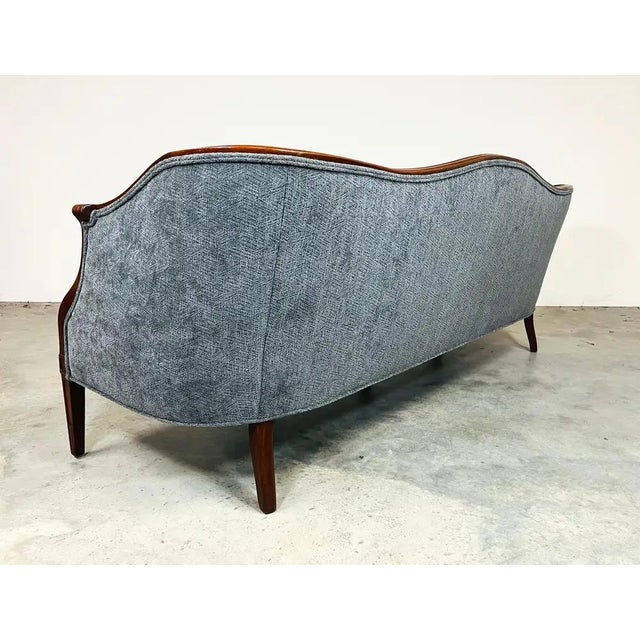 Chippendale-Inspired Serpentine Camelback Sofa by Hickory Chair For Sale - Image 12 of 14