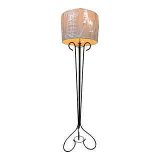 Iron Scroll Floor Lamp For Sale