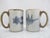 Set of 2 incredibly sweet vintage Ken Edwards Mexican pottery, coffee cups from the El Palomar studio in Tonalá, Mexico....