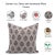 Blue Fabdivine Block Print Pillow Cover in Thick Linen 14x36 Inches, Traffic Light For Sale - Image 8 of 8