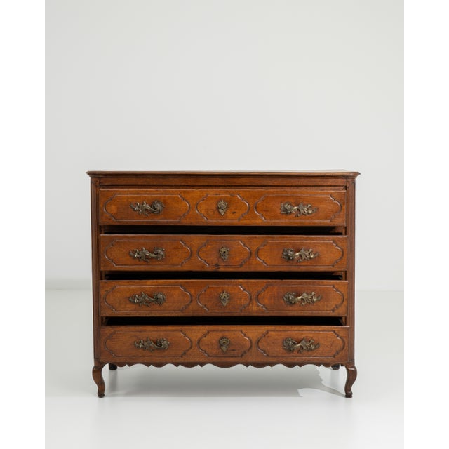 Brown 19th Century Louis XV Chest Of Drawers In Original Patina For Sale - Image 8 of 17
