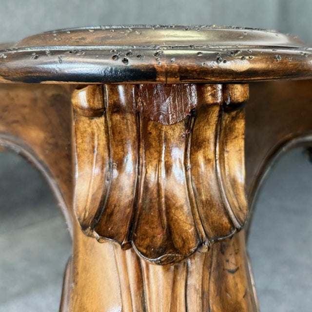 7 Piece Bernhardt Walnut Finish Dining Set For Sale - Image 16 of 17