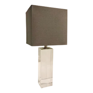 Regina Andrew Contemporary Crystal Column Table Lamp