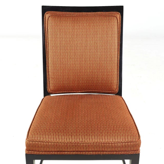 Paul McCobb Style Mid Century Ebonized Dining Chairs - Set of 6 For Sale - Image 10 of 11