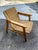 Brown Italian Armchair with Woven Seat, 1960s For Sale - Image 8 of 8