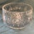 Mid-Century Modern 1980s Crystal Bowl Etched With Ribbed Rim For Sale - Image 3 of 8