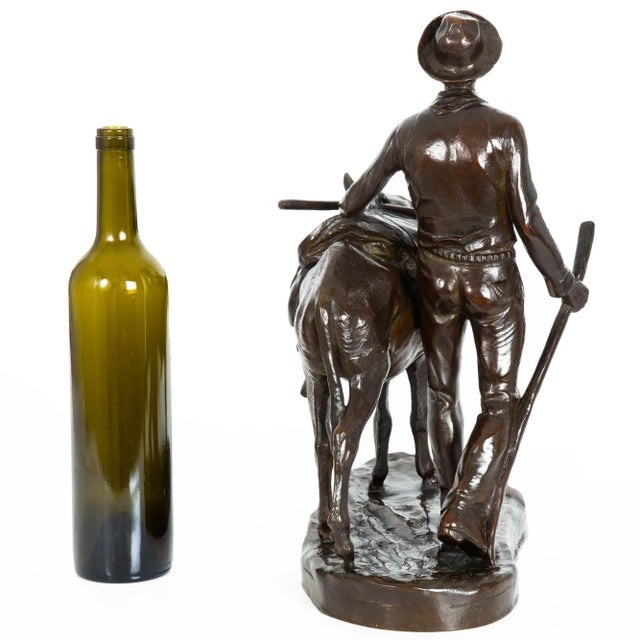 Early 20th Century Rare American Western Sculpture “Desert Rat” (1928) by J. Clinton Shepherd For Sale - Image 5 of 12