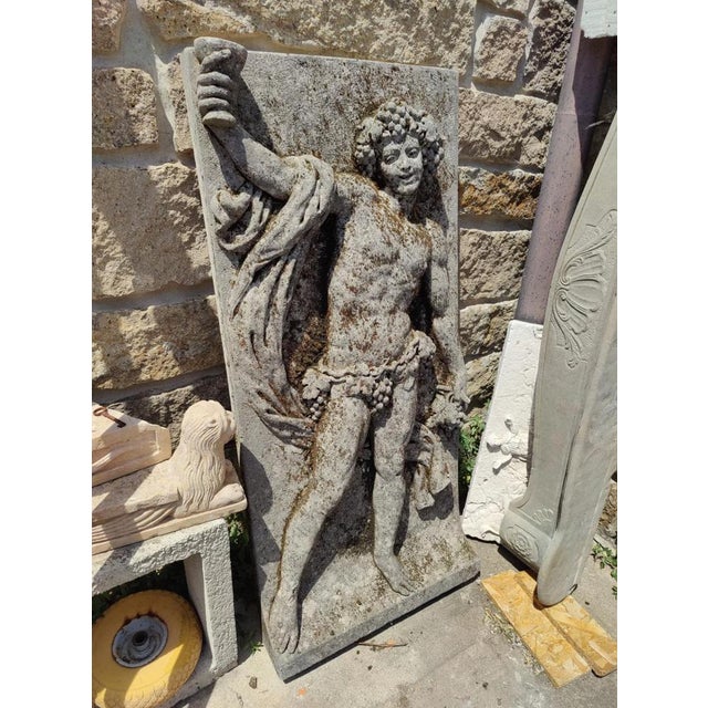 Baroque 19th Century Stone Bas-Relief Depicting Bacchus, Vicenza For Sale - Image 3 of 11