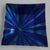 Mid-Century Modern Brilliant Blues -- 20th Century MCM Copper Enamel Geometric Dish / Catchall Signed "Stone" For Sale - Image 3 of 8