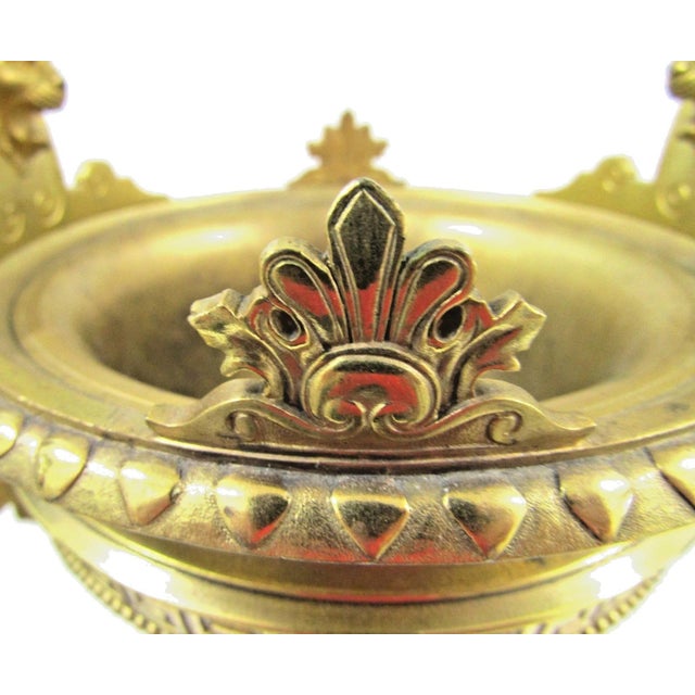 French Empire Gilt Bronze Brûle-Parfum Onyx Columnar Mantle Clock, Early 19th C. For Sale - Image 15 of 16