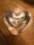 Metal Brazil Heart Shaped Lead Crystal Vase For Sale - Image 7 of 9