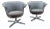 Modern Steelcase I2i Dual Swivel Ergonomic Lounge Chairs - a Pair For Sale