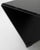 Space Age Black Glass Coffee Table, 1980s For Sale - Image 4 of 6