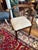 Antique Chippendale Style Walnut & Shearling Corner Desk Chair For Sale In Philadelphia - Image 6 of 12