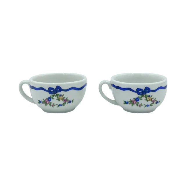 Richard Ginori Vintage Richard Ginori Pietro Brunni Demitasse Coffee Espresso Cup & Saucers Set- 4 Pieces For Sale - Image 4 of 12