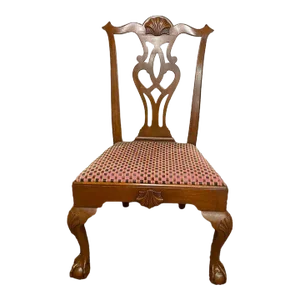 Vintage Kittinger Balleroy Collection Chippendale Dining Side Chair