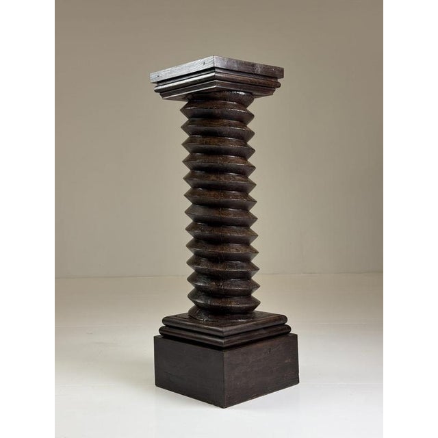 French Column Press in Wood, 1900s For Sale - Image 15 of 15