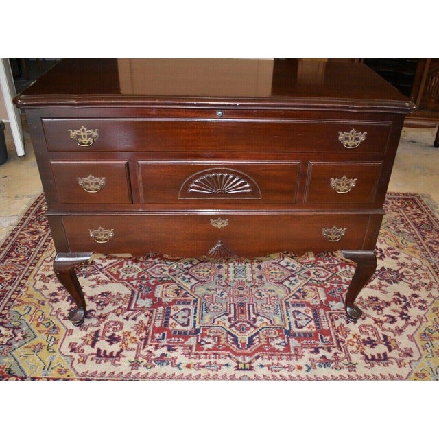Vintage Mahogany Tall Lane Cedar Blanket Chest Chairish
