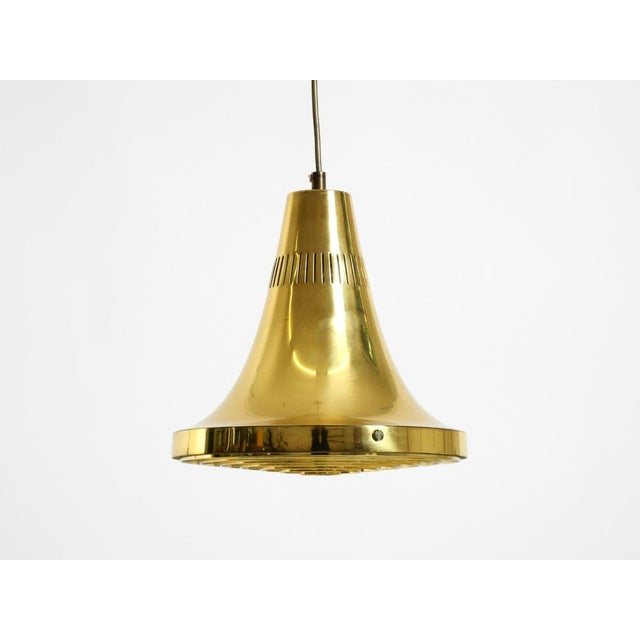 Model T 598 Pendant Lamp in Brass by Hans-Agne Jakobsson, Markaryd, Sweden, 1960s For Sale - Image 4 of 16