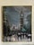 Mid century modern impressionist oil painting on canvas by listed artist Lee Reynolds. Painting depicts a cityscape in...