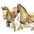 Tessellated Bone Hand Carved Tang Horses a Pair For Sale - Image 4 of 12