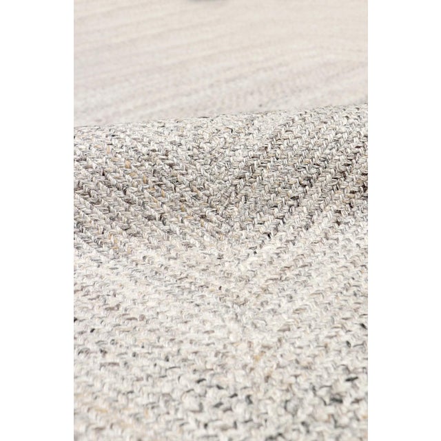 Sagres Indoor/Outdoor Grey Area Rug, 5' 0'' X 5' 0'' For Sale - Image 4 of 7