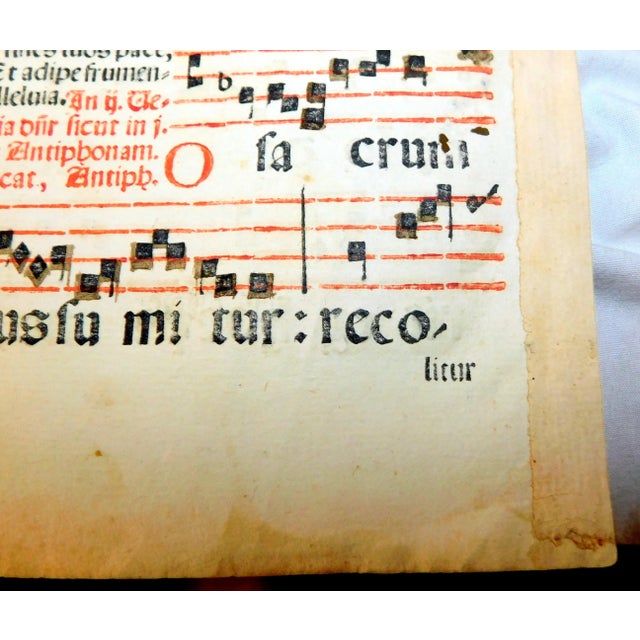 Religious 18th Century Illuminated Manuscript For Sale - Image 3 of 8