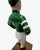 Mid 20th Century Vintage Equestrian Green Jockey Bookend Statue 13"h For Sale - Image 5 of 7