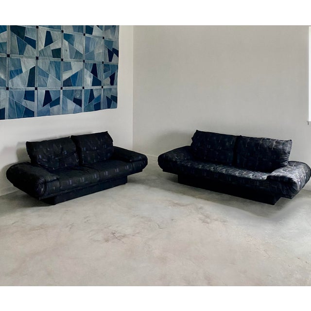 Contemporary Rolf Benz Postmodern Sofas, Set of 2 (Nicoletti Salotti-Style) For Sale - Image 3 of 16