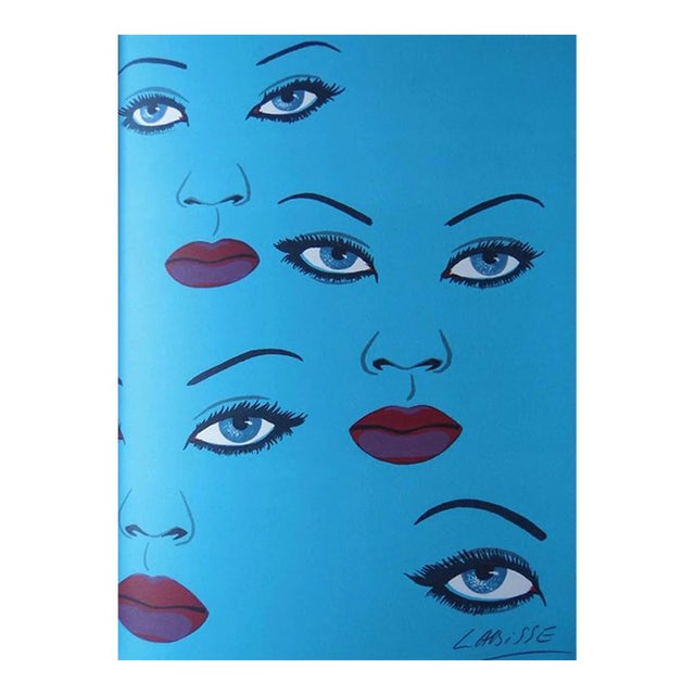 Felix Labisse Signed Original Lithograph Avec Qui 1972* For Sale