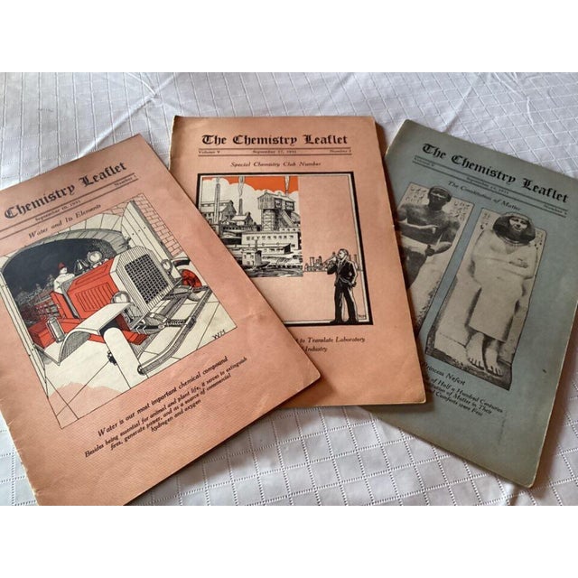 American The Chemistry Leaflet, Volume v 1931, Ten Weekly Issues, 32 Pages Per Issue For Sale - Image 3 of 7