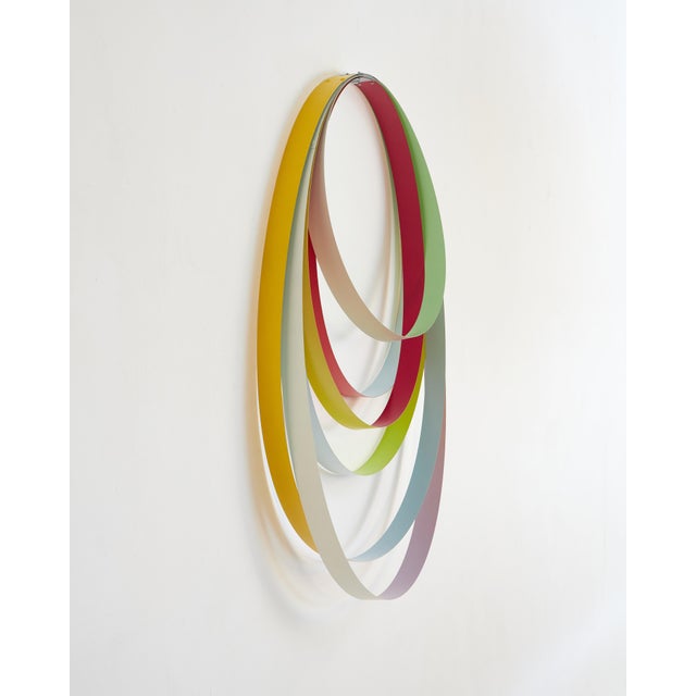 Abstract Contemporary Abstract Steel and Spray Paint "Ode Iv" by Tom Henderson For Sale - Image 3 of 6