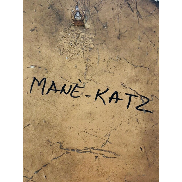 Paint Mane Katz, French Painted Maquette for Sculpture Judaica Klezmer Musician For Sale - Image 7 of 8