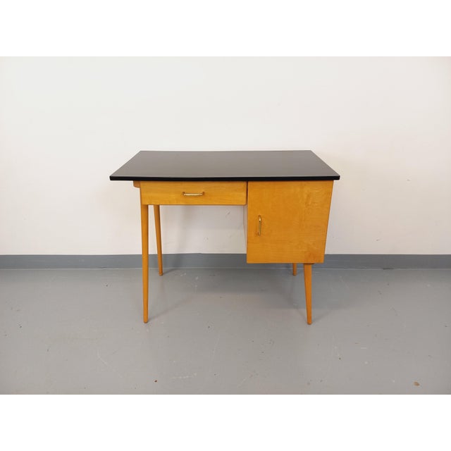 Vintage Baumann Wooden Desk, 1960s For Sale - Image 11 of 18